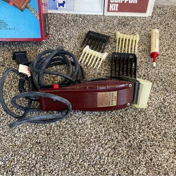 Vintage Oster Model 123-02 Pet Groomer Grooming Trimmer Kit Hair Clippers - Picture 3 of 6